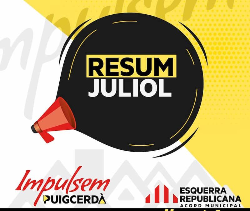 RESUM DE JULIOL