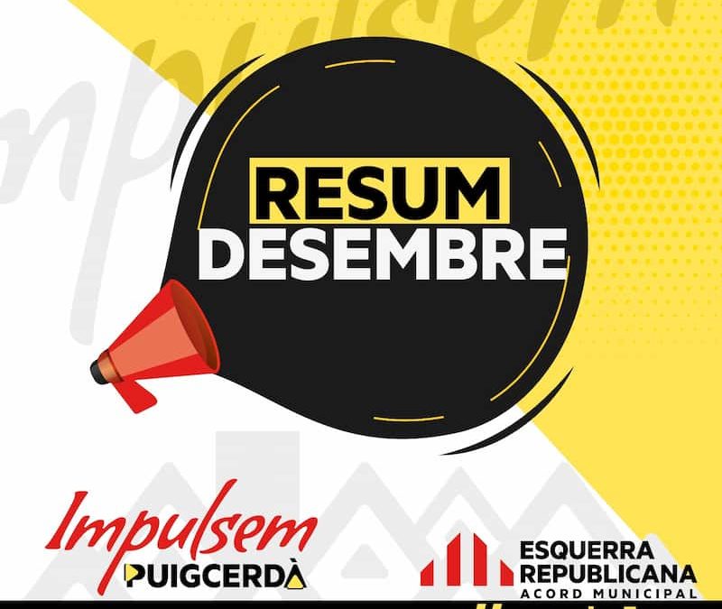 RESUM DE DESEMBRE