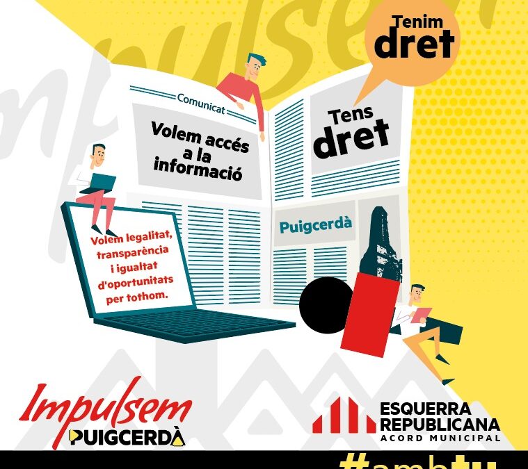 NOTA DE PREMSA- Recurs per garantir la transparència