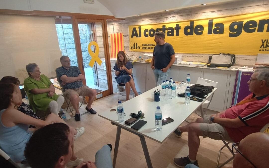 Reunió amb la militància d’ERC- Puigcerdà