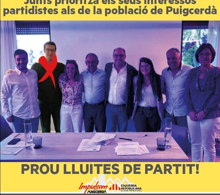 Junts prioritza els interessos partidistes als de la població de Puigcerdà