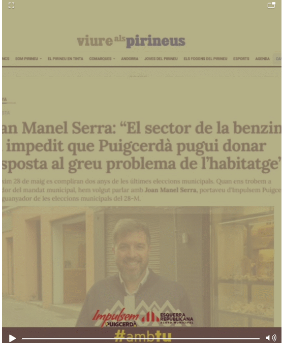 Habitatge a Puigcerdà: Silenci o solucions